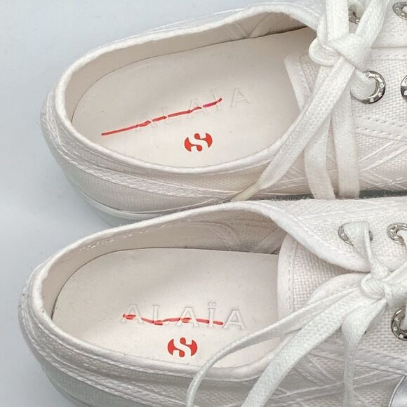 Alaia Superga 2740 Platform Canvas Sneaker - Picture 9 of 14